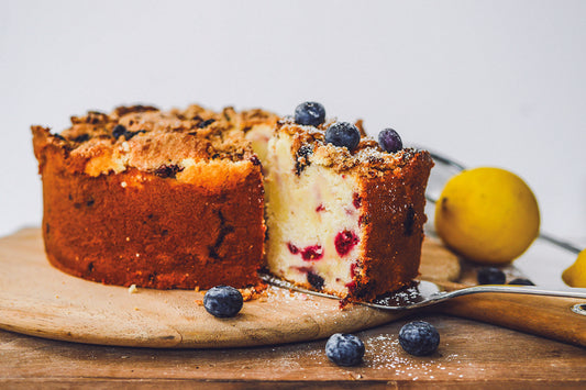 8" Lemon Berry Butter Cake