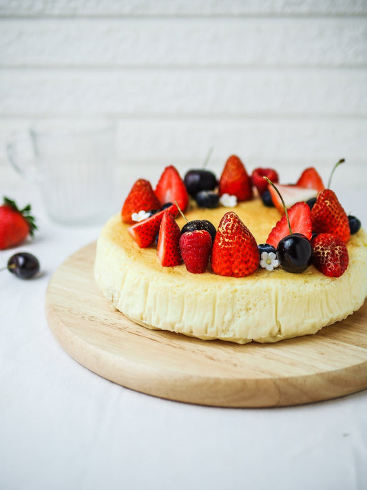 8" Strawberry Souffle Cheesecake