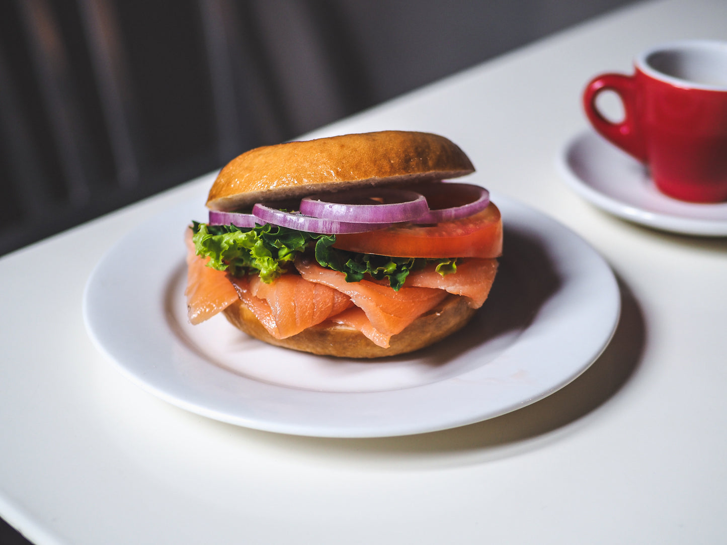 Bagel with Smoked Salmon & Cream Cheese