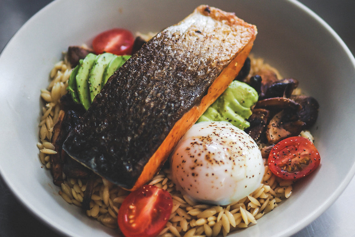 Grilled Salmon Bowl