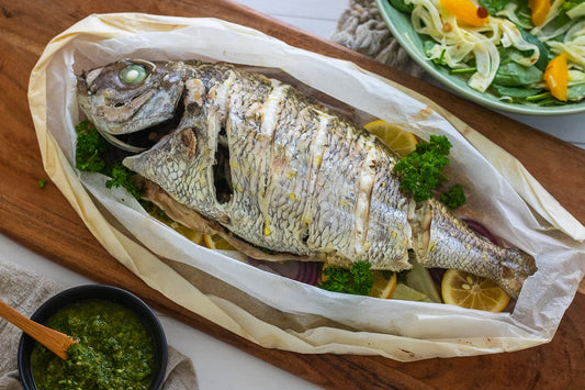 Barramundi en Papillote