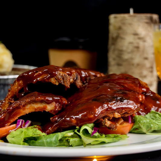 Sticky Bourbon Ribs